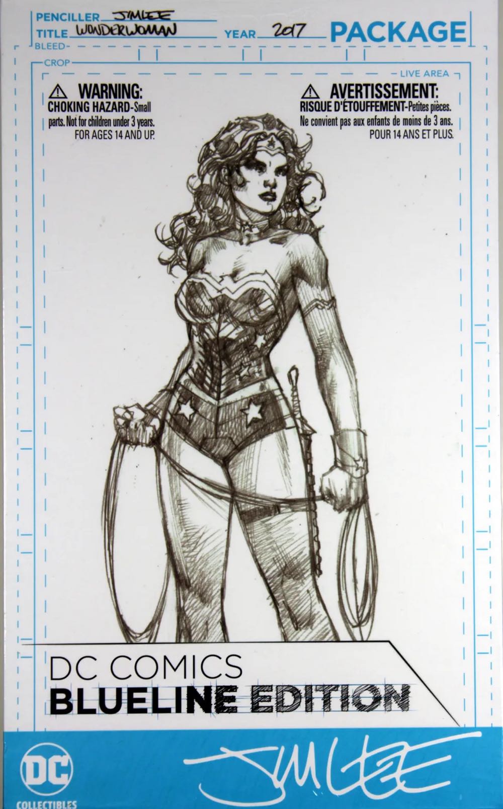 Wonder Woman - Blue Line By Jim Lee - DC Collectibles (Blueline Edition) action figure collectible - Main Image 2