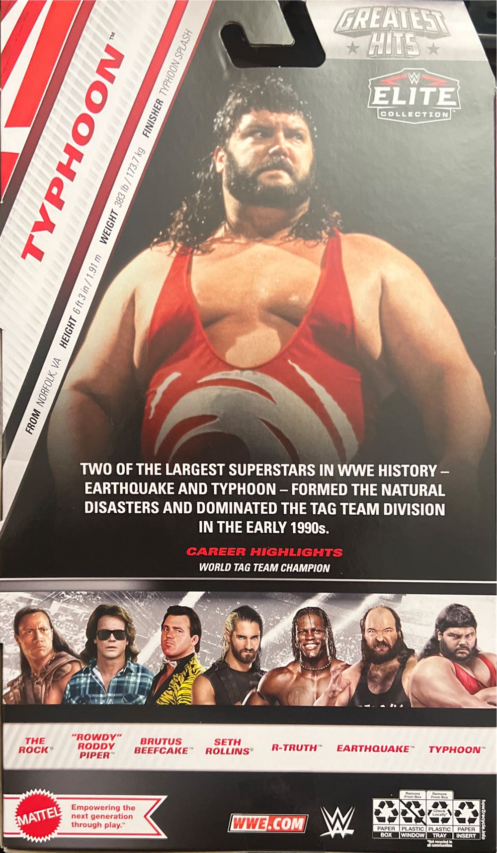 Typhoon - Mattel (Mattel Elite Collection Greatest Hits) action figure collectible [Barcode 194735210565] - Main Image 3