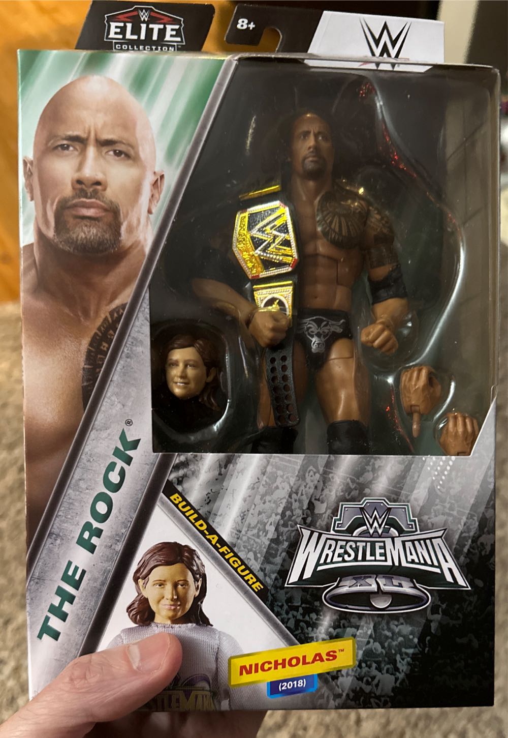 WWE The Rock - Mattel (WWE Elite WrestleMania 40) action figure collectible [Barcode 194735205158] - Main Image 4