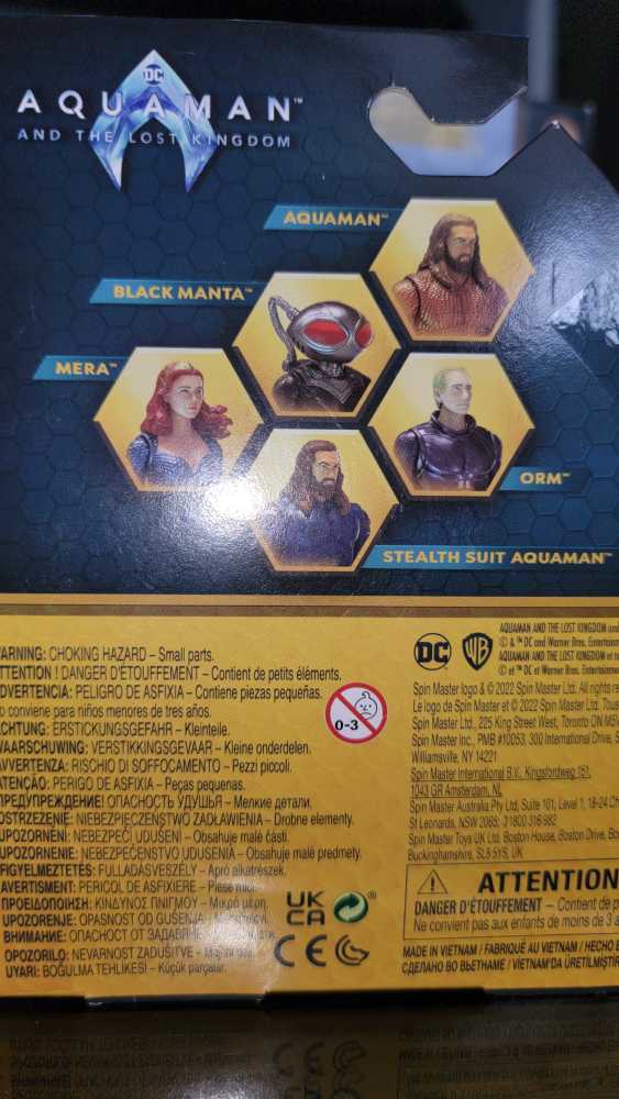 Stealth Suit Aquaman - Spin Master (Aquaman And The Lost Kingdom) action figure collectible [Barcode 778988348680] - Main Image 4