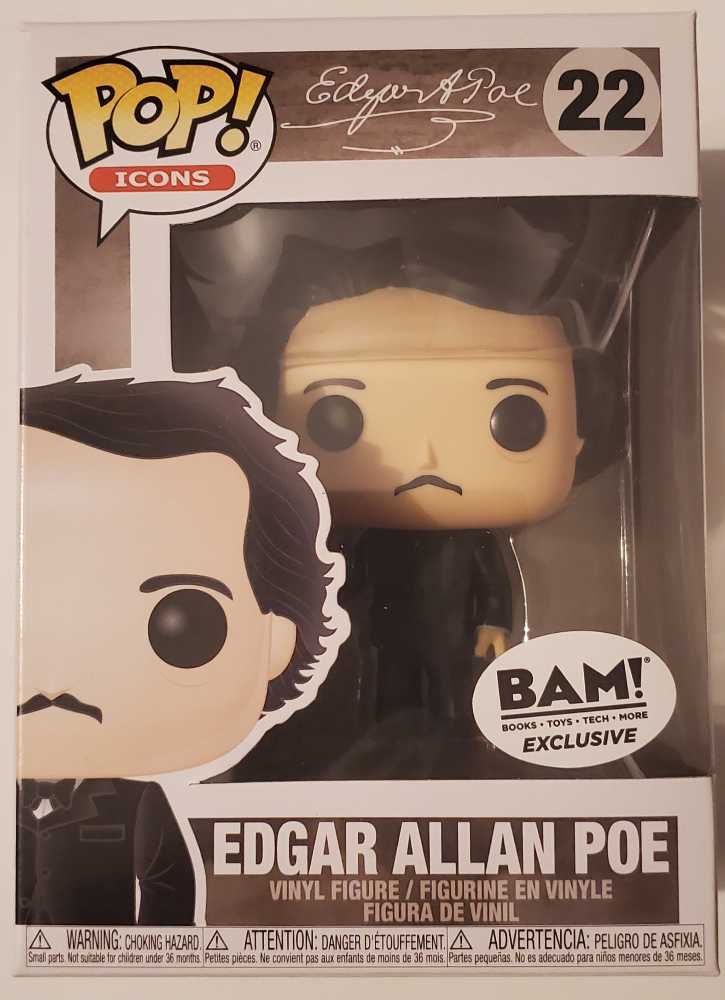 Edgar Allan Poe (BAM! Exclusive) - Funko (Edgar Allan Poe) action figure collectible [Barcode 889698439671] - Main Image 2
