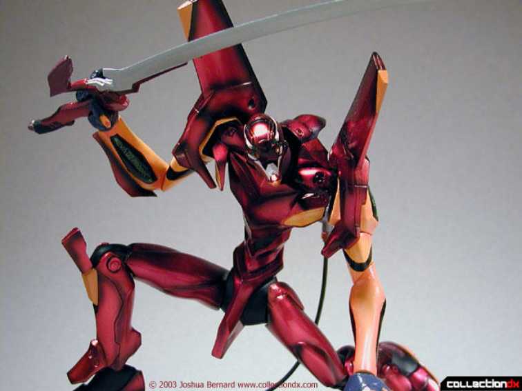 Eva Unit 02 (Red) - Kaiyodo (Neon Genesis Evangelion) action figure collectible [Barcode 699788801567] - Main Image 3