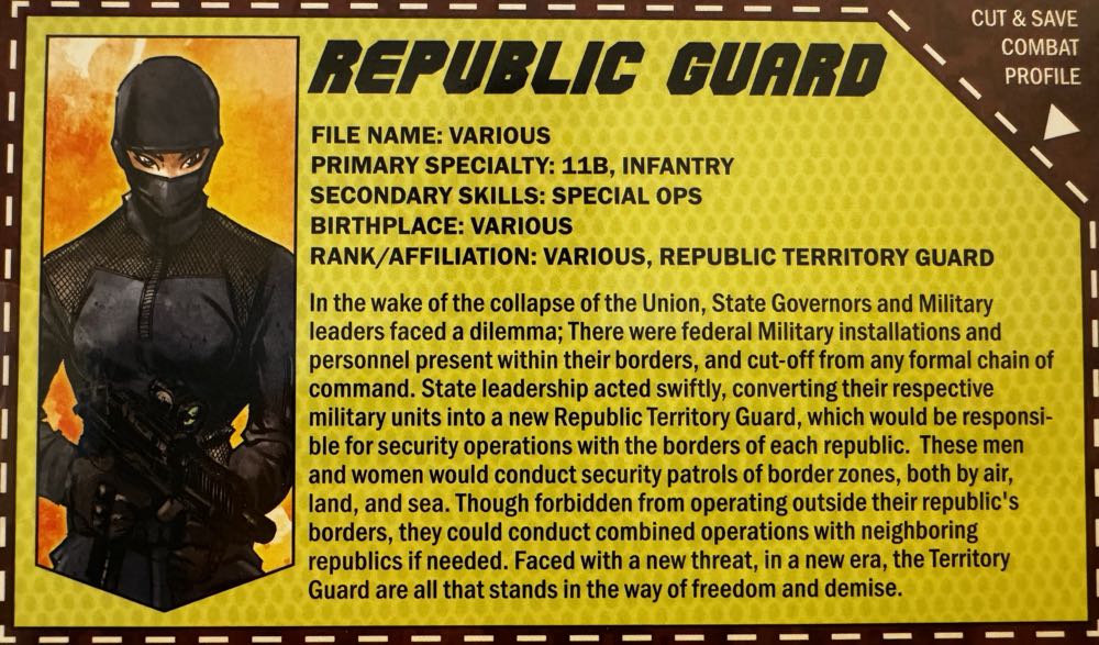 Valaverse Riot Warfare Republic Guard (Female)  action figure collectible [Barcode 796520475991] - Main Image 4