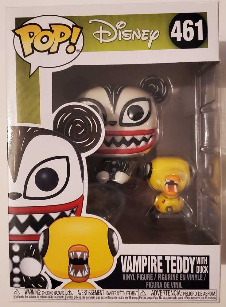 461 Vampire Teddy With Duck - Disney: The Nightmare Before Christmas 25 Years  - Funko (Funko Pop!) action figure collectible [Barcode 889698344296] - Main Image 2