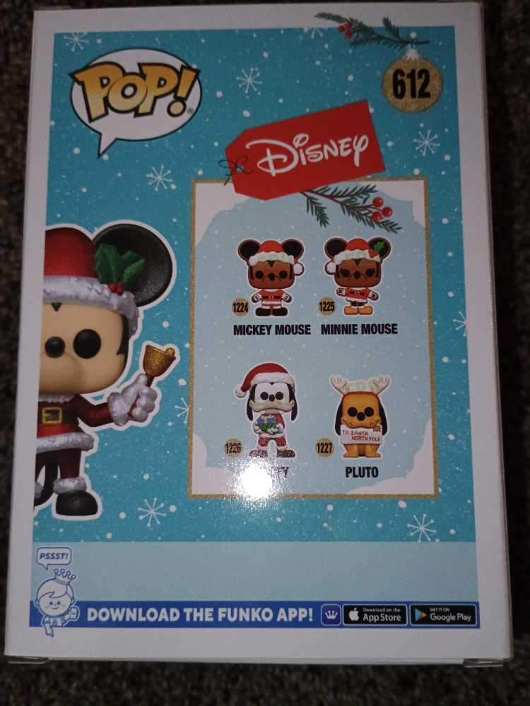 Funko Pop! Disney: Holiday Mickey Hot Topic Exclusive # 612 - Funko (Disney) action figure collectible [Barcode 889698664387] - Main Image 2