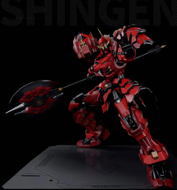Moshow noble takeda shingen red mct-j02 - MOSHOW (Noble Class) action figure collectible [Barcode 6974281670006] - Main Image 3