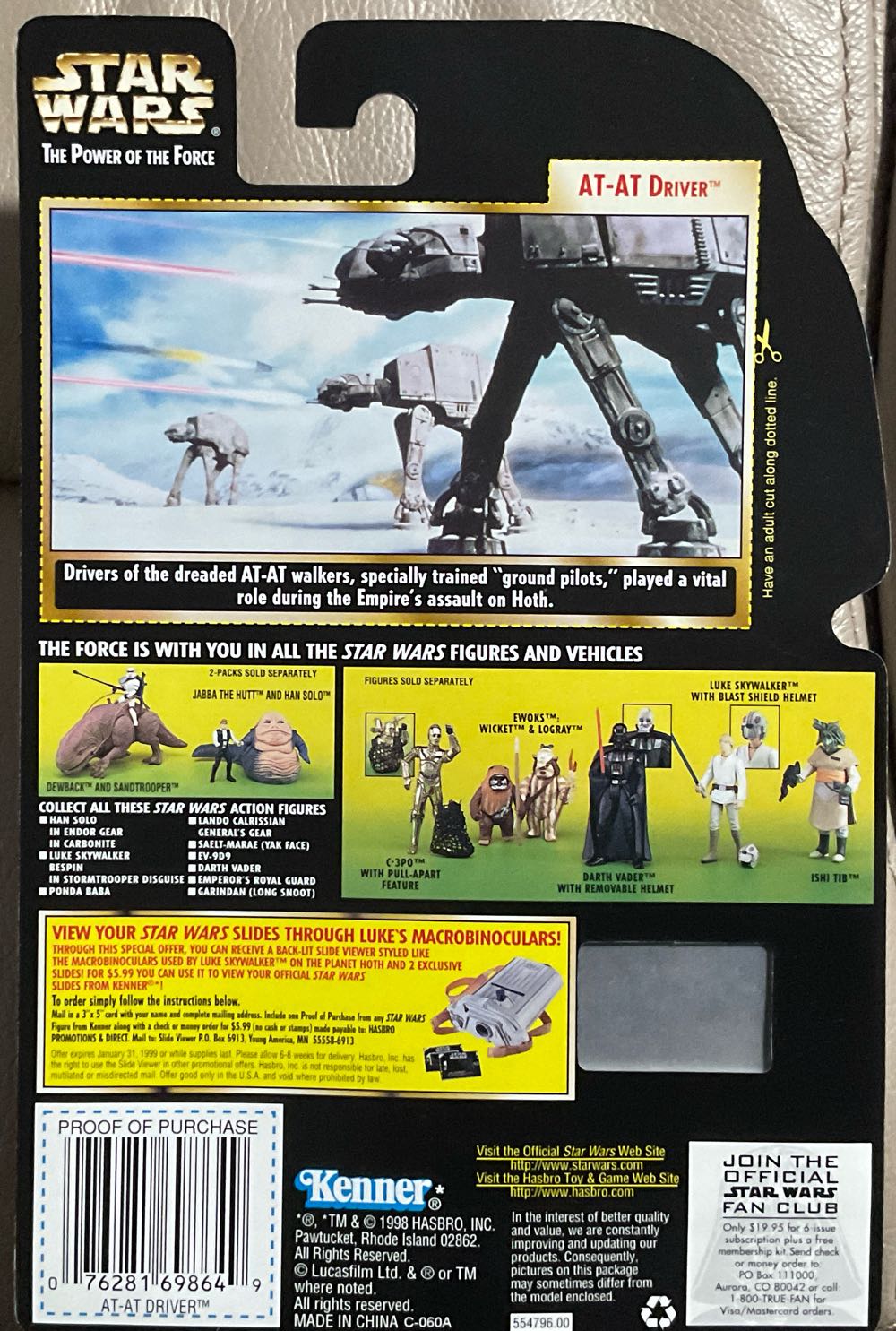 Power Of The Force (FF) - ATAT Driver - Hasbro (The Empire Strikes Back) action figure collectible - Main Image 2