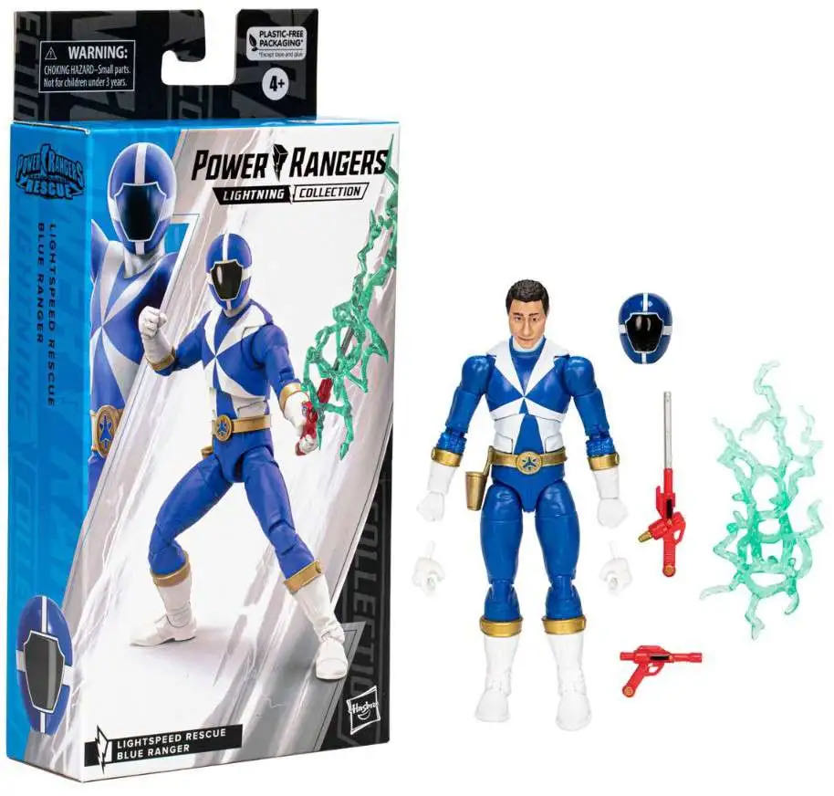 Power Rangers Lightning Collection Lightspeed Rescue Blue Ranger  action figure collectible - Main Image 1