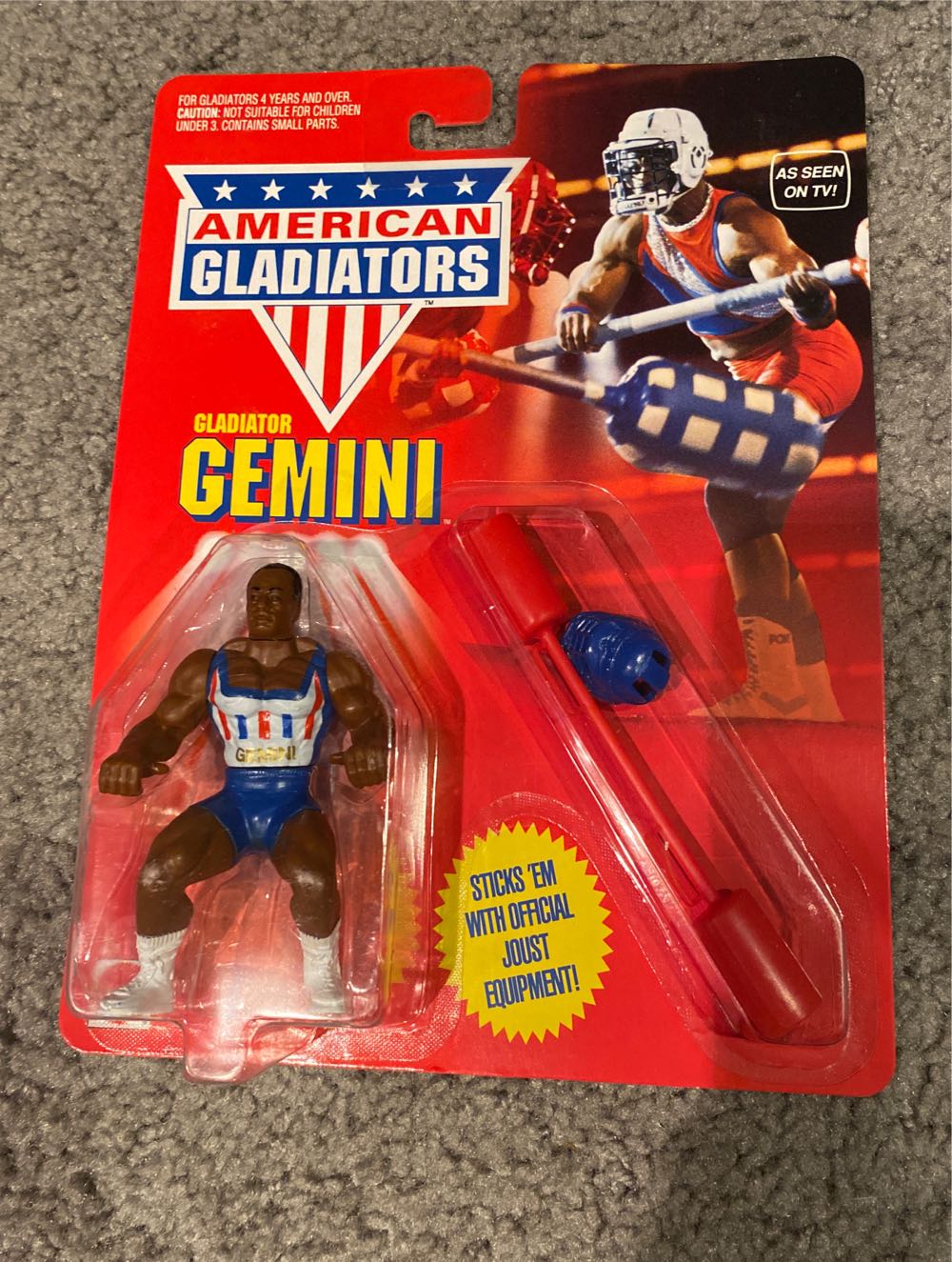 Gemini - Mattel (American Gladiators) action figure collectible [Barcode 074299040153] - Main Image 2