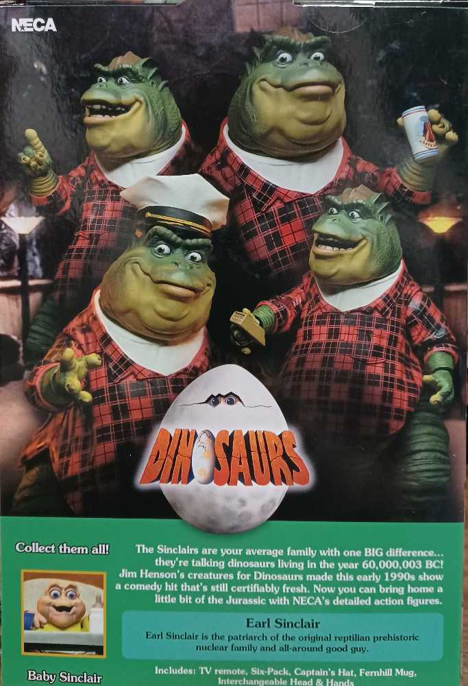 Earl Sinclair  - Neca (Neca Ultimates) action figure collectible [Barcode 634482435205] - Main Image 3