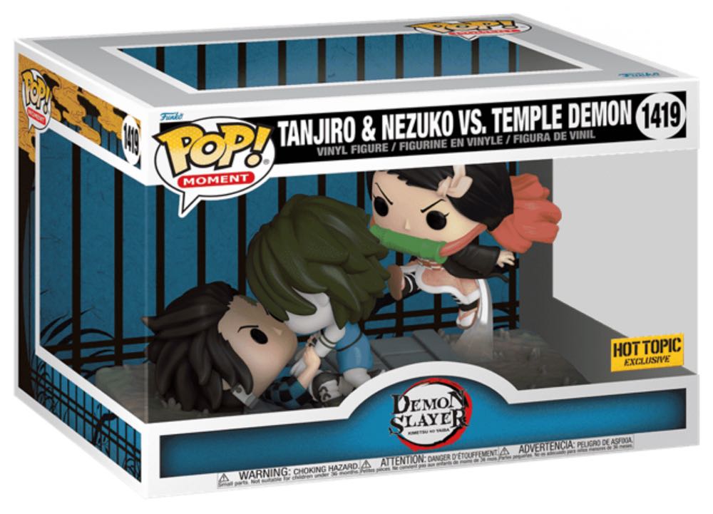 Tanjiro & Nezuko VS. Temple Demon (Demon Slayer) 1419 Hot Topic Exclusive  action figure collectible [Barcode 889698739849] - Main Image 2