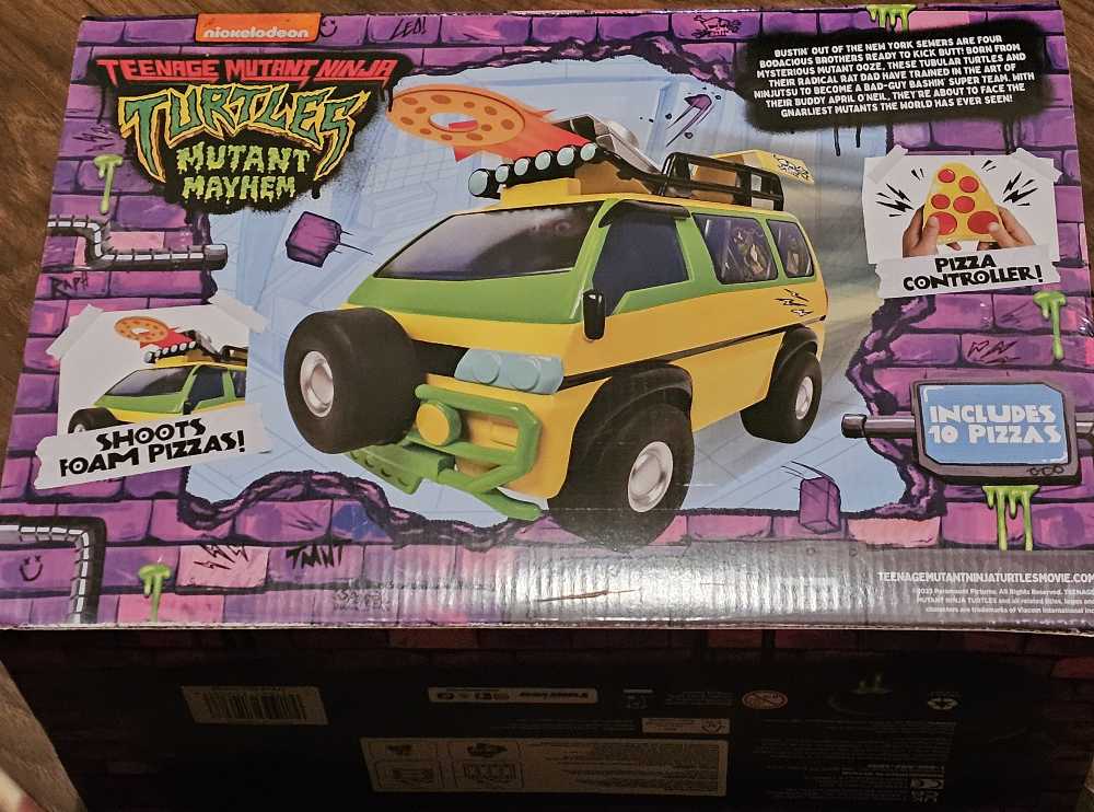 Teenage Mutant Ninja Turtles Mutant Mayhem Pizza Blaster RC - Funrise (Teenage Mutant Ninja Turtles Mutant Mayhem) action figure collectible [Barcode 021664710388] - Main Image 3
