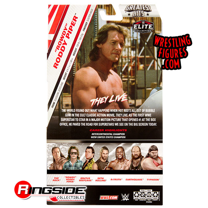 Wrestler Roddy Piper They Live - Mattel (WWE) action figure collectible [Barcode 194735199518] - Main Image 2