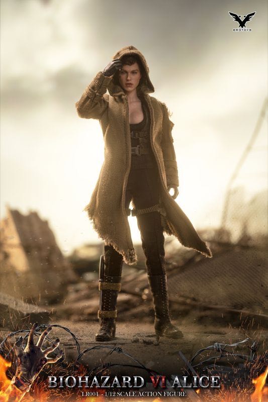 Brotoys - Doomsday Crisis VI Alice LR004 1/12 Action Figure - Brotoys (Resident Evil (Movies)) action figure collectible - Main Image 3