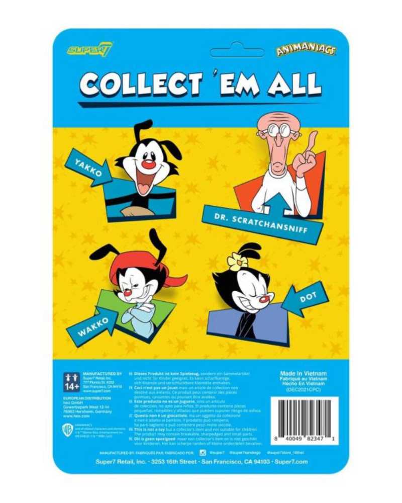 Animaniacs - Yakko - Super 7 (ReAction) (Animaniacs) action figure collectible [Barcode 840049823464] - Main Image 2