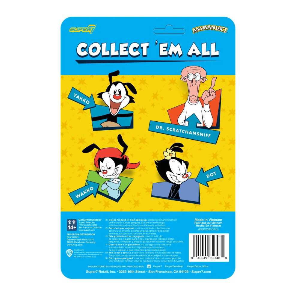 Animaniacs - Dot - Super 7 (ReAction) (Animaniacs) action figure collectible [Barcode 840049823488] - Main Image 2