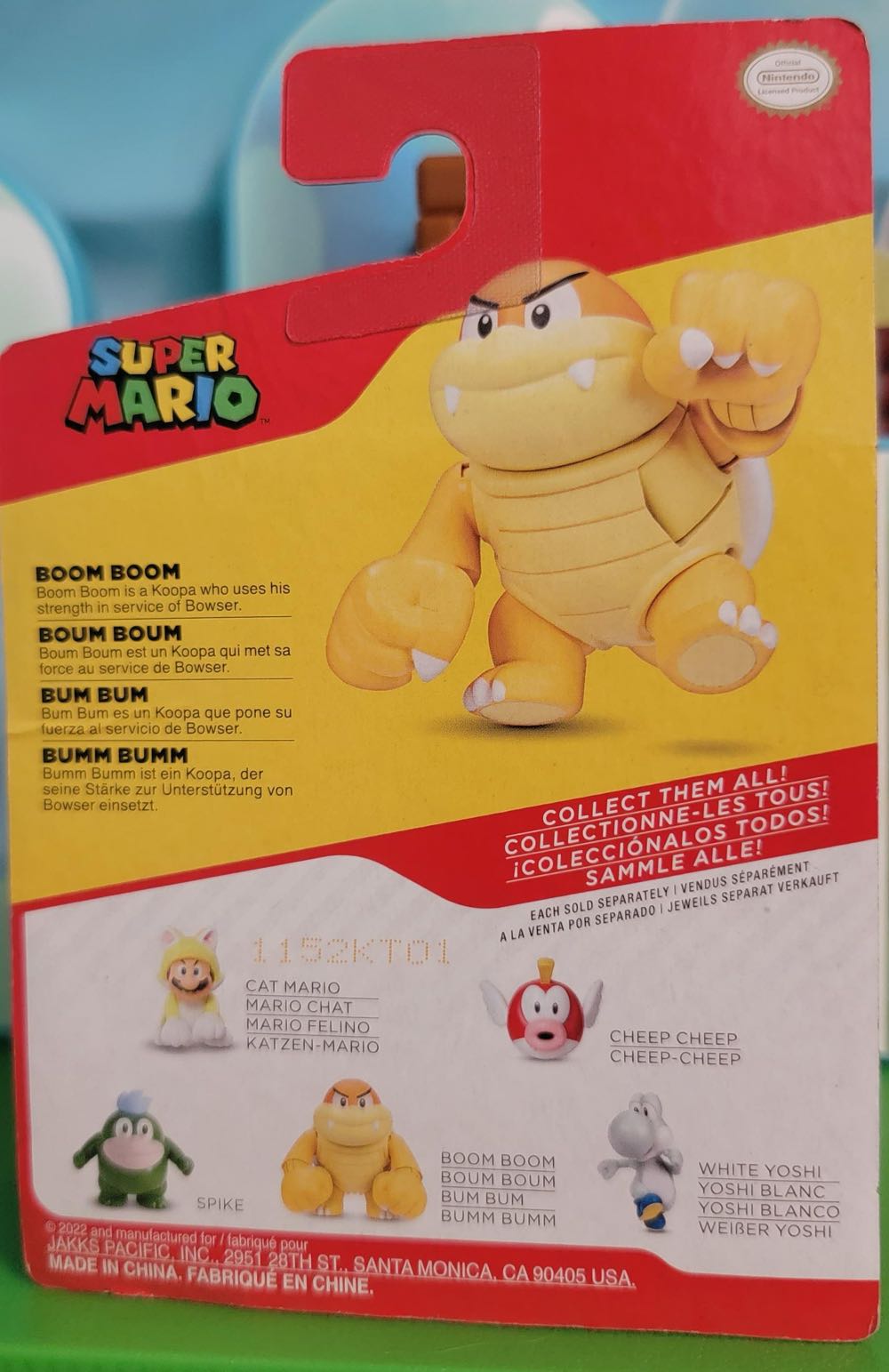 World of Nintendo: Super Mario: Boom Boom - Jakks Pacific (Super Mario) action figure collectible - Main Image 2
