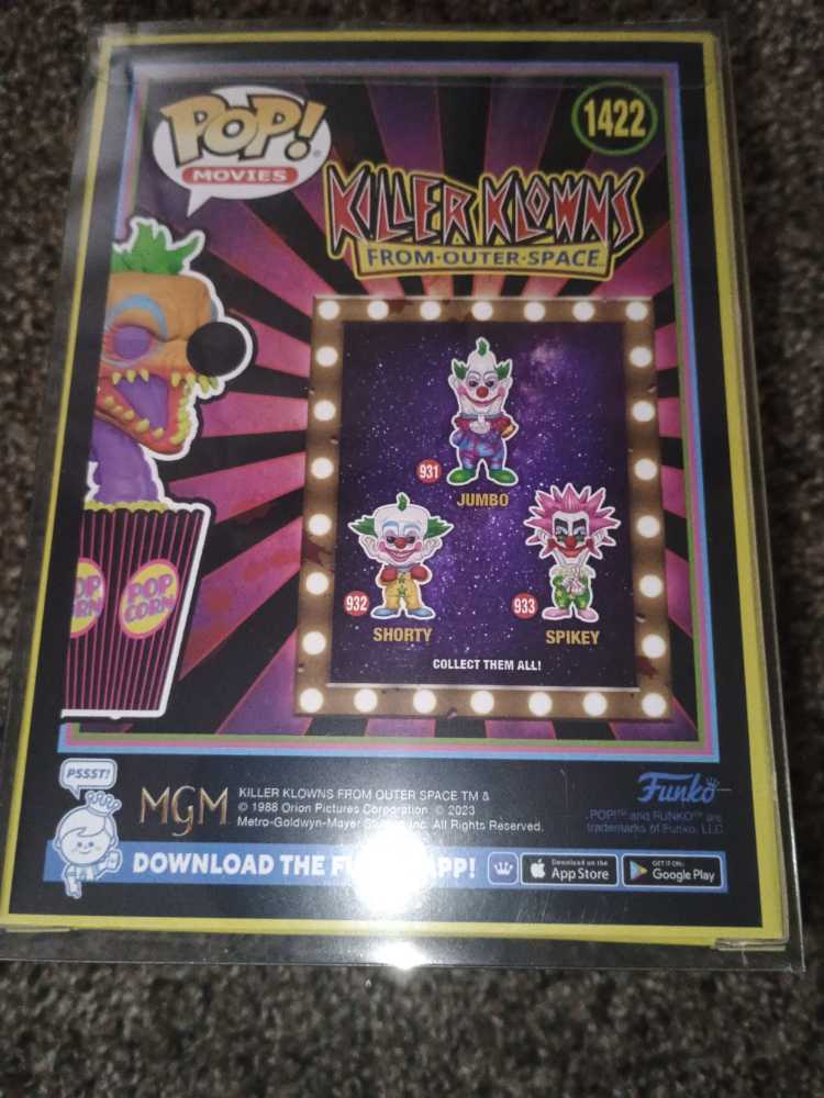 #1422 Killer Klowns From Outer Space: Baby Klown  - Funko (Funko Pops) action figure collectible [Barcode 889698744416] - Main Image 2