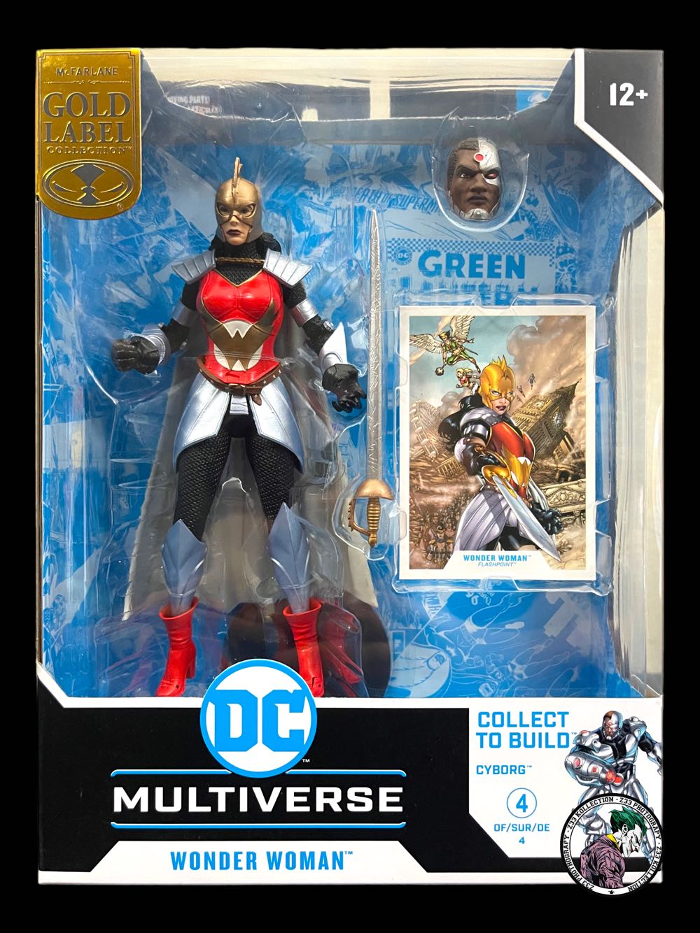 DC Multiverse (CTB12x04) Wonder Woman - McFarlane Toys (The Flash: Flashpoint) action figure collectible - Main Image 4