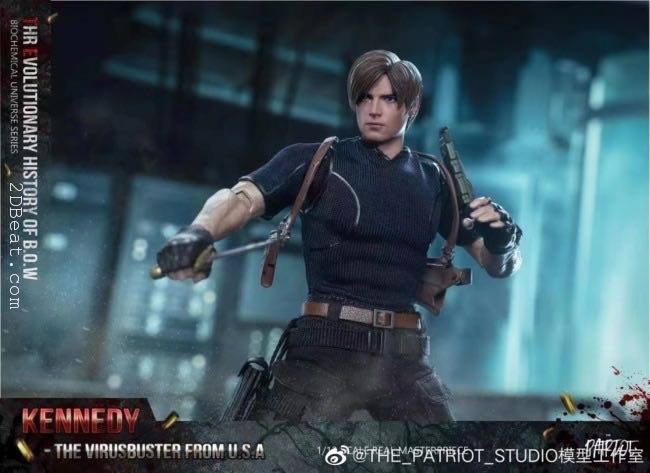 Patriot Studio - Biochemical Universe Series - (Leon) Kennedy The Virus Buster From U.S.A. 6” Deluxe Action Figure - Patriot Studio (Biochemical Universe Series (Resident Evil)) action figure collectible - Main Image 4
