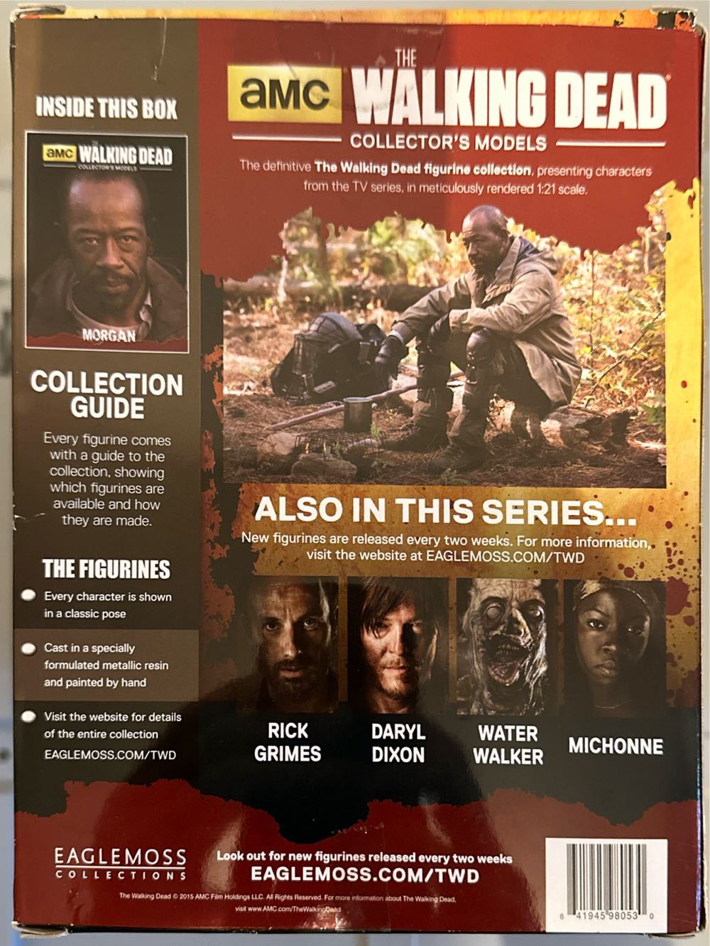 Eaglemoss The Walking Dead Collector’s Models: Morgan Figurine - Eaglemoss Collections action figure collectible [Barcode 641945980530] - Main Image 3