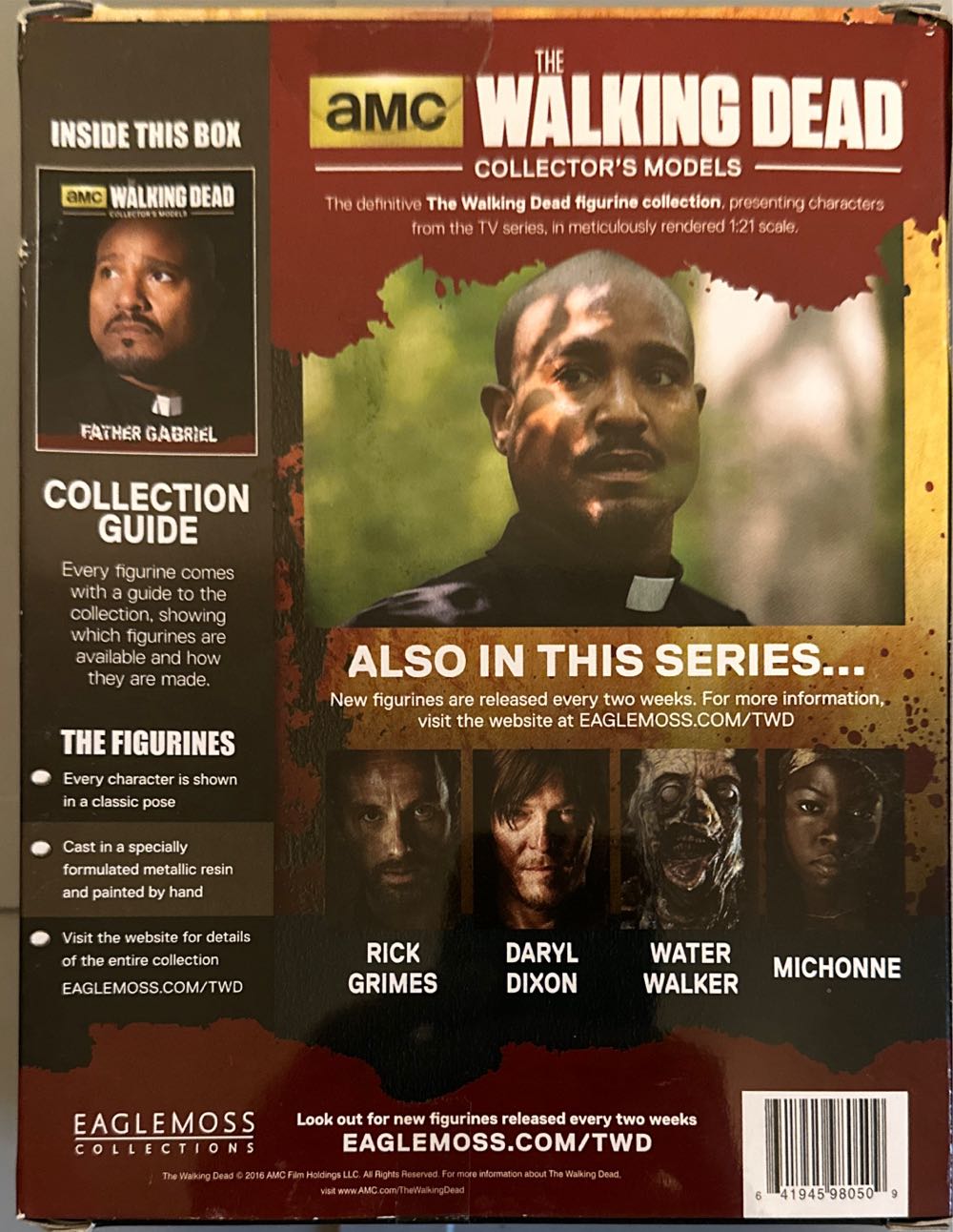 The Walking Dead Collector’s Models Gabriel - Eaglemoss Collections (The Walking Dead) action figure collectible [Barcode 641945980509] - Main Image 3