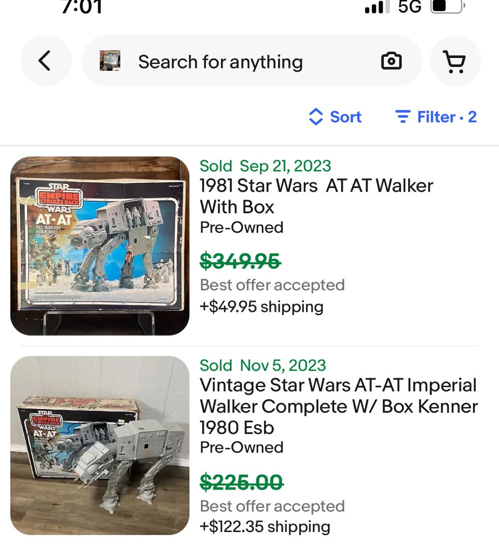 AT-AT All Terrain Armored Transport - Kenner action figure collectible - Main Image 4