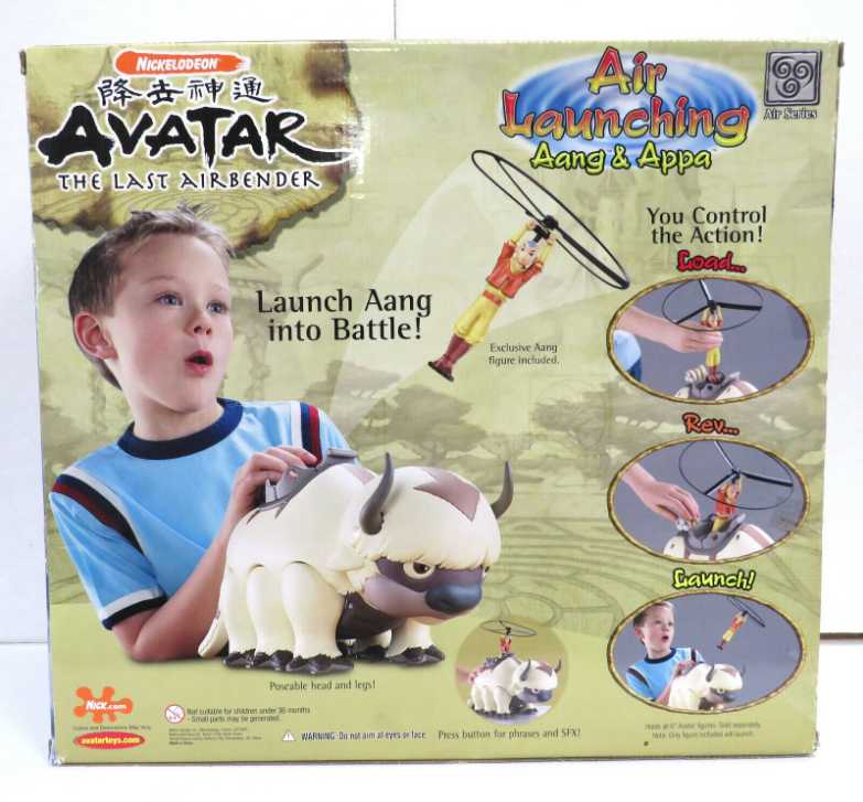 Aang & Appa Air Launching - Mattel (Avatar The Last Airbender) action figure collectible - Main Image 2