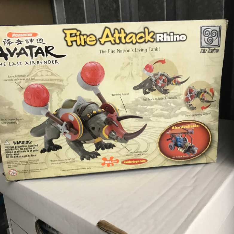 Rhino Ataque De Fuego - Mattel (Avatar The Last Airbender) action figure collectible - Main Image 4