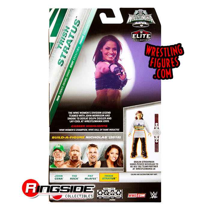Trish Stratus Elite Wrestlemania - Mattel (Elite Series Wrestlemania XL) action figure collectible [Barcode 194735205127] - Main Image 2
