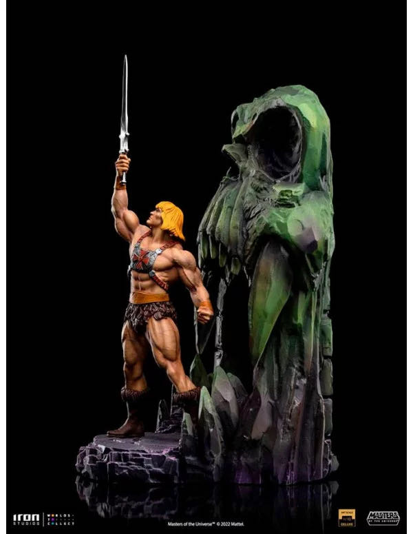 MOTU 1:10 Deluxe scale He-Man - Iron Studios (Masters Of The Universe) action figure collectible - Main Image 2