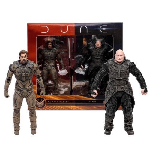 Gurney Halleck and Rabban (the Beast) Harkonnen - Dune - Part Two - McFarlane Toys (Dune) action figure collectible [Barcode 787926106770] - Main Image 3