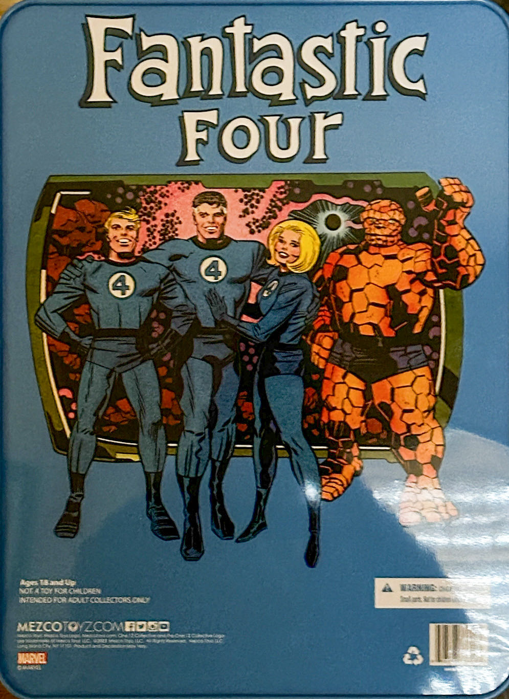 Fantastic Four Deluxe Steel Boxed Set - Mezco Toyz, LLC (Fantastic Four) action figure collectible [Barcode 696198776003] - Main Image 2