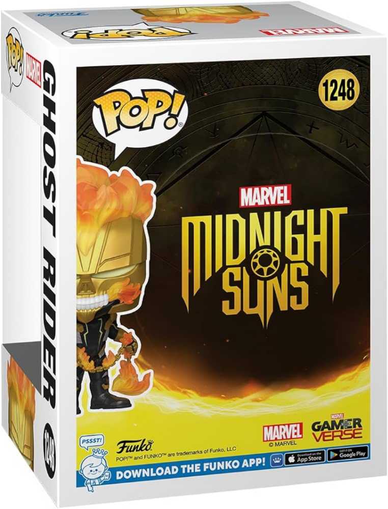 Funko Pop! Midnight Suns Gamer Verse Ghost Rider Limited Edition Vinyl Figure SDCC 2023 Summer Convention  action figure collectible [Barcode 889698714327] - Main Image 2