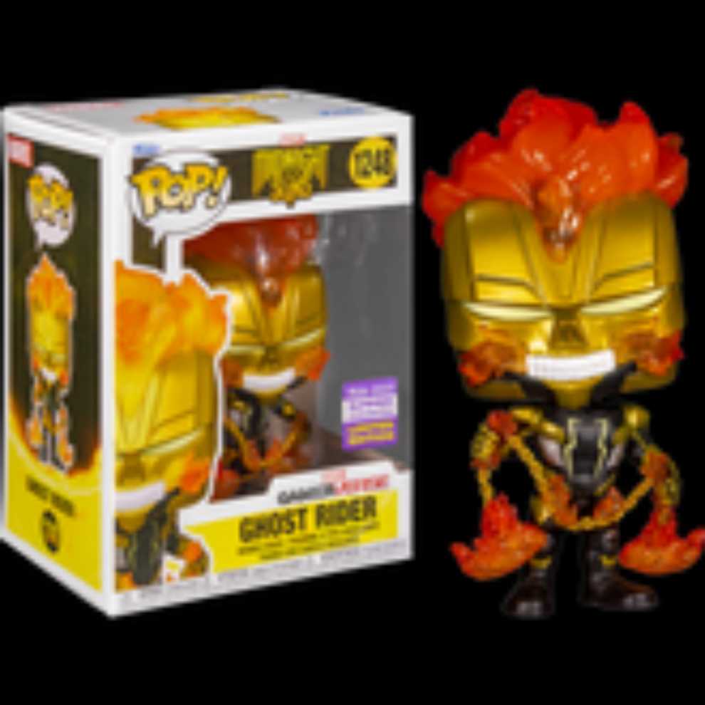 Funko Pop! Midnight Suns Gamer Verse Ghost Rider Limited Edition Vinyl Figure SDCC 2023 Summer Convention  action figure collectible [Barcode 889698714327] - Main Image 3