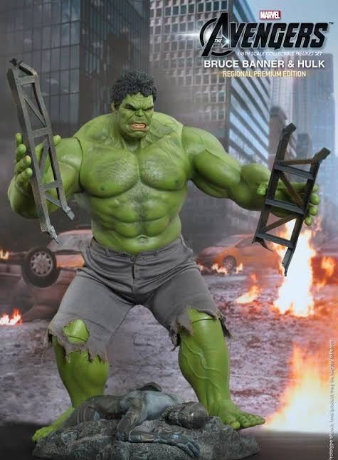 Hot Toys Hulk and Bruce banner Regional Exclusive Set  (K) - Hot Toys / Sideshow action figure collectible - Main Image 2