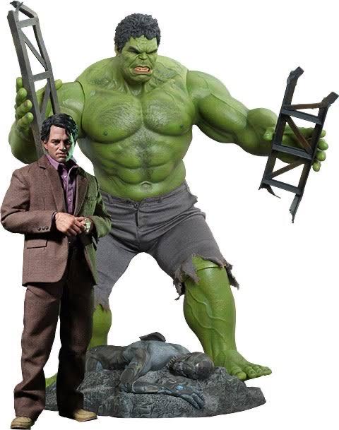 Hot Toys Hulk and Bruce banner Regional Exclusive Set  (K) - Hot Toys / Sideshow action figure collectible - Main Image 3