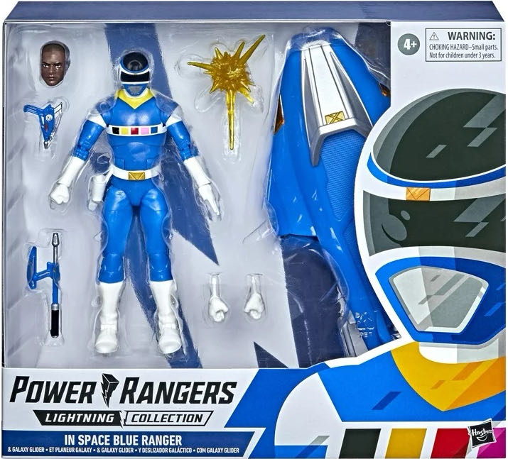 In Space Blue Ranger And Galaxy Glider - Hasbro (Power Rangers) action figure collectible - Main Image 4