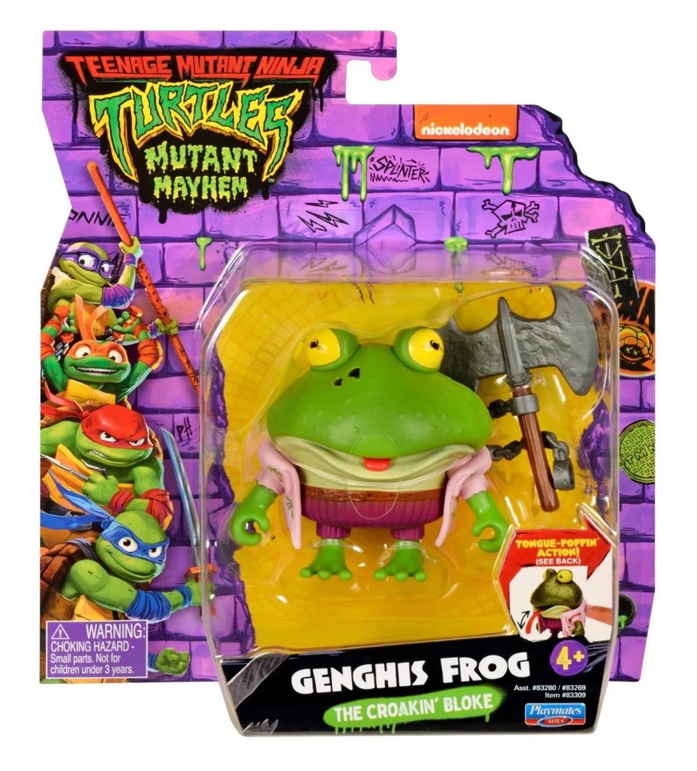 Mutant Mayhem: Genghis Frog - Playmates Toys (Teenage Mutant Ninja Turtles) action figure collectible - Main Image 2