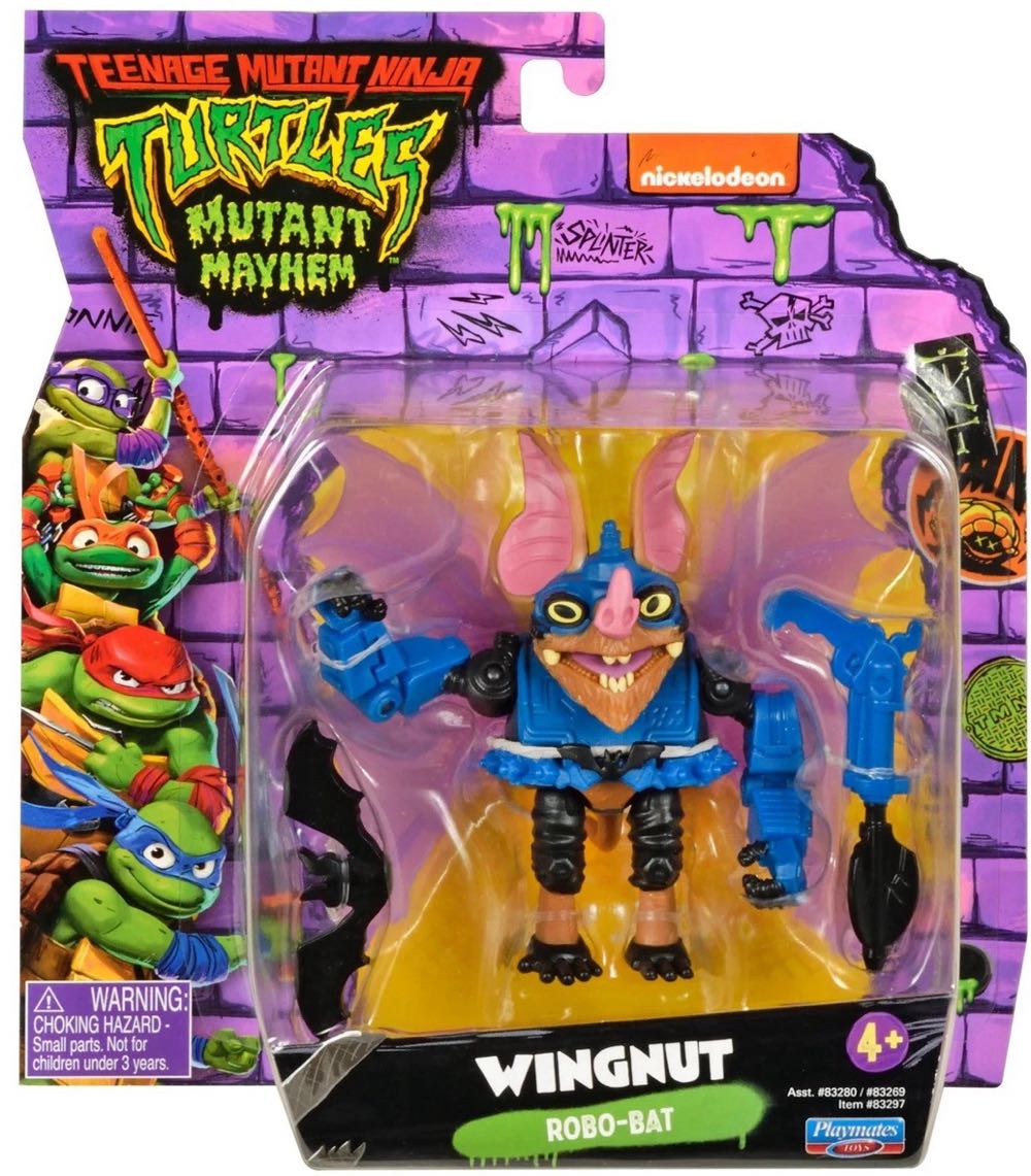 Mutant Mayhem: Wingnut - Playmates Toys (Teenage Mutant Ninja Turtles) action figure collectible - Main Image 2