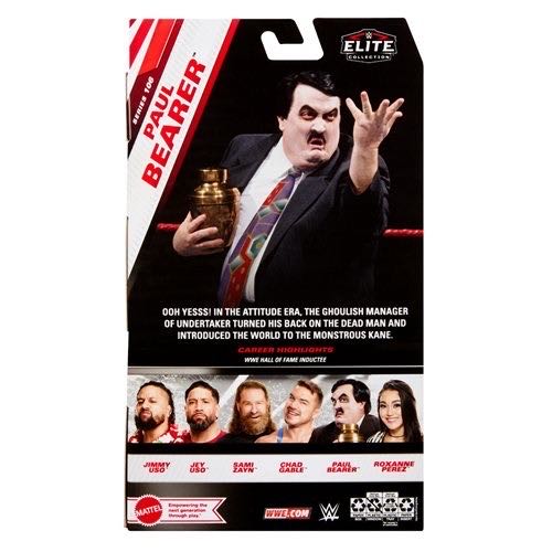 WWE Paul Bearer Chase - Mattel (WWE Elite Series 106) action figure collectible [Barcode 194735199976] - Main Image 2