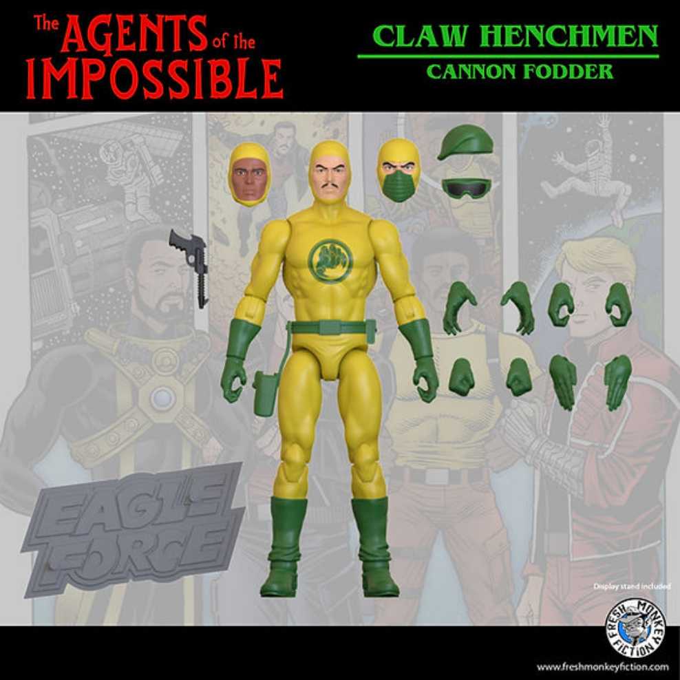 C.L.A.W. Henchmen - Evil Minion  - Fresh Monkey Fiction (Eagle Force) action figure collectible [Barcode 658580014445] - Main Image 4