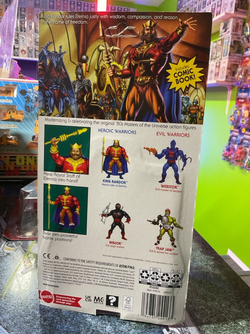 King Randor (Fan Favorite) - Mattel (Masters of the Universe: Origins) action figure collectible [Barcode 194735244133] - Main Image 4