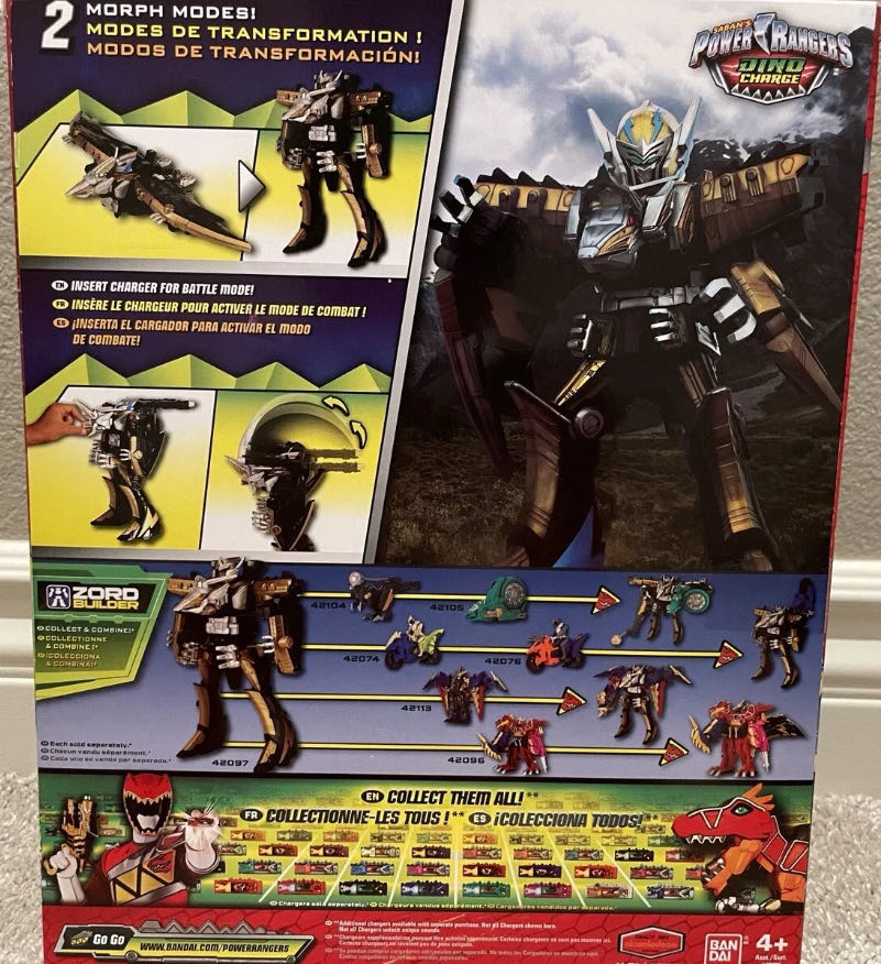 Power Rangrs Dino Super Charge Ptera Megazord  (Bandai) action figure collectible [Barcode 045557420970] - Main Image 3