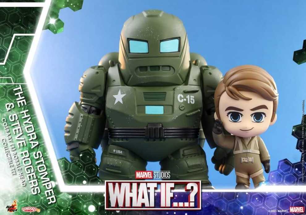 Disney Cosbody Marvel Studios What If Hydra Stomper & Steve Rogers Magnetic Function   action figure collectible - Main Image 2