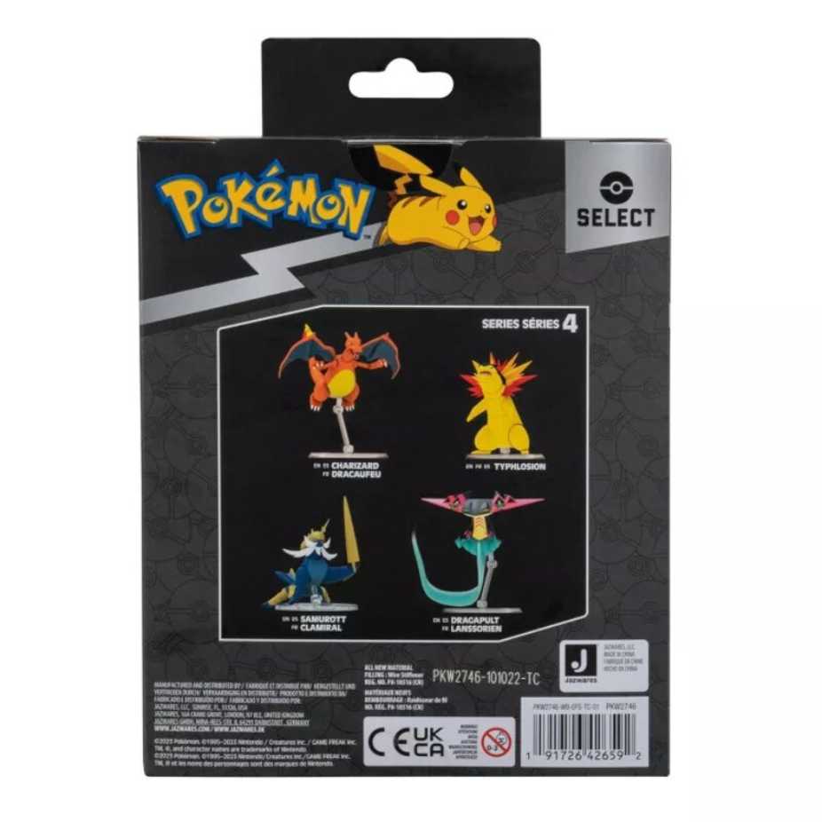 Pokemon Select Typhlosion 6” Target Jazwares Toy Series 4 Trainer  action figure collectible [Barcode 191726426608] - Main Image 3