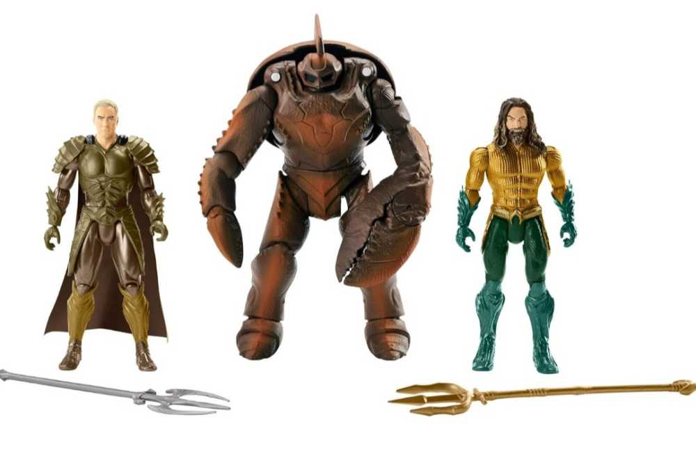 Aquaman vs Brine King & Orm 3 pack - Mattel (Dc Comics Multiverse) action figure collectible - Main Image 2