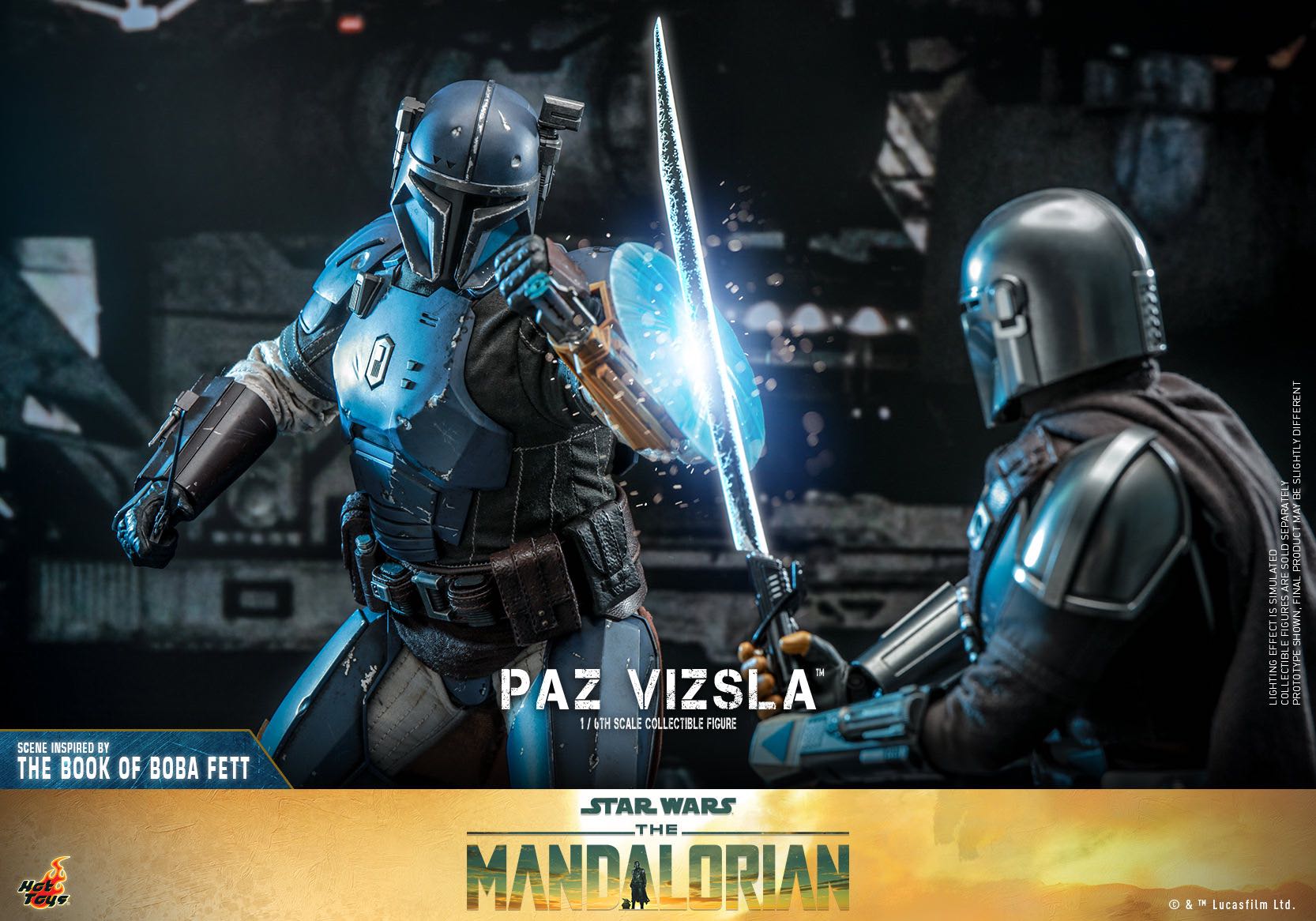 Paz Vizsla - Hot Toys (The Mandalorian) action figure collectible [Barcode 4895228613561] - Main Image 6