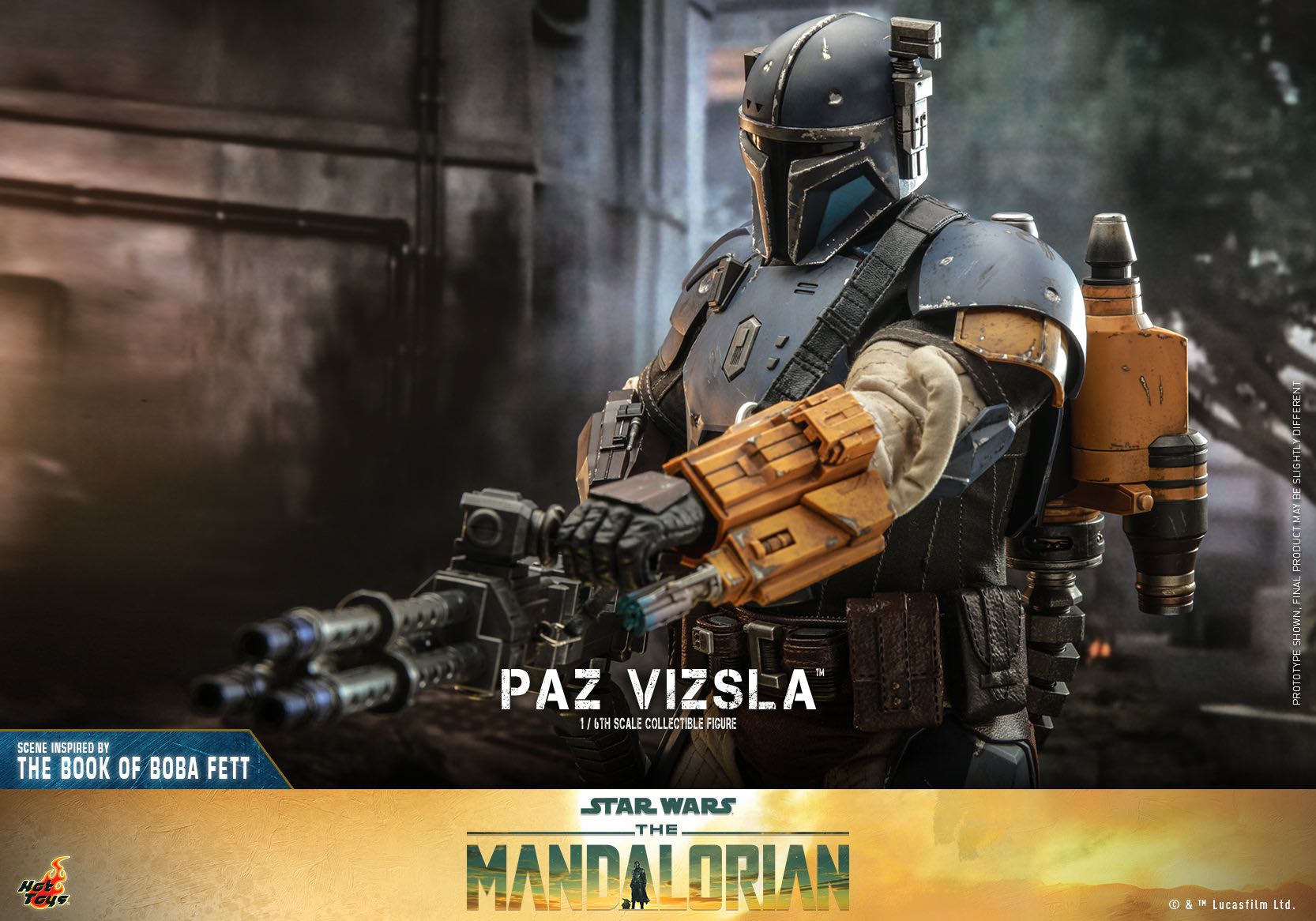 Paz Vizsla - Hot Toys (The Mandalorian) action figure collectible [Barcode 4895228613561] - Main Image 9