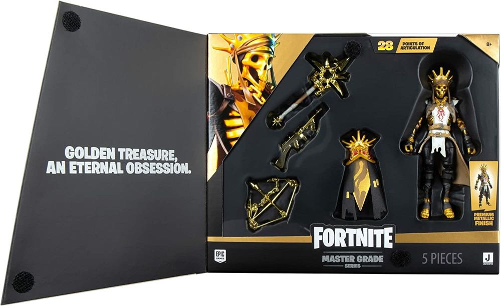Fortnite Master Grade Series Oro - Jazwares / Epic Games (Fortnite 4” Figure Collection) action figure collectible [Barcode 191726453833] - Main Image 3